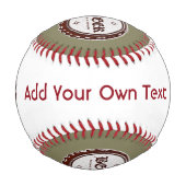 Balle De Baseball Ajouter votre propre texte (Devant)