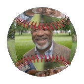 Balle De Baseball Ajoutez votre propre photo (Dos)