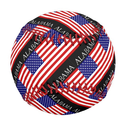 BALLE DE BASEBALL ALABAMA (Dos)