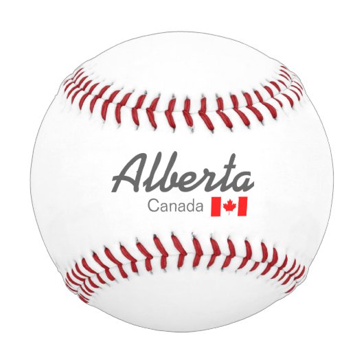 Balle De Baseball Alberta, Canada Baseball (Devant)