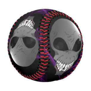 Balle De Baseball Alien gris Custom Baseball