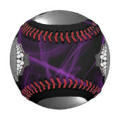 Balle De Baseball Alien gris Custom Baseball (Devant)