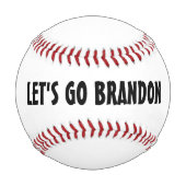 Balle De Baseball ALLONS BRANDON Baseballs. (Devant)