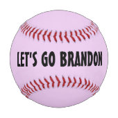 Balle De Baseball ALLONS BRANDON Baseballs. (Devant)
