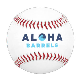 Balle De Baseball Aloha Barrels 2 couleur circulaire Logo
