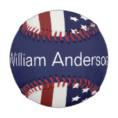 Balle De Baseball America Drapeau américain Motif américain (Dos)