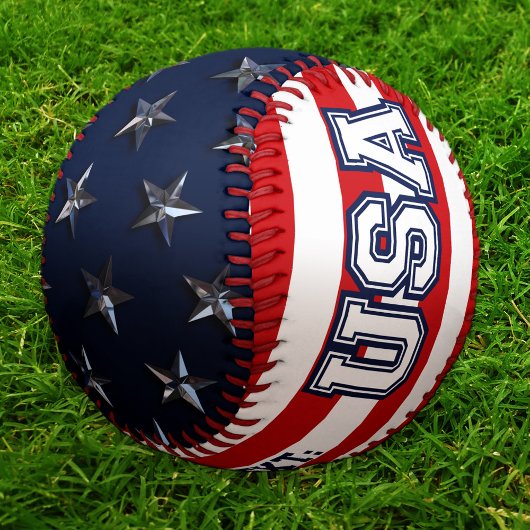 Balle De Baseball American Flag Baseball