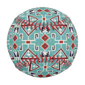 Balle De Baseball Amérindiens Navajo Motif (Devant)