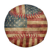 Balle De Baseball amérique rustique, drapeau américain, grunge, vint (Dos)