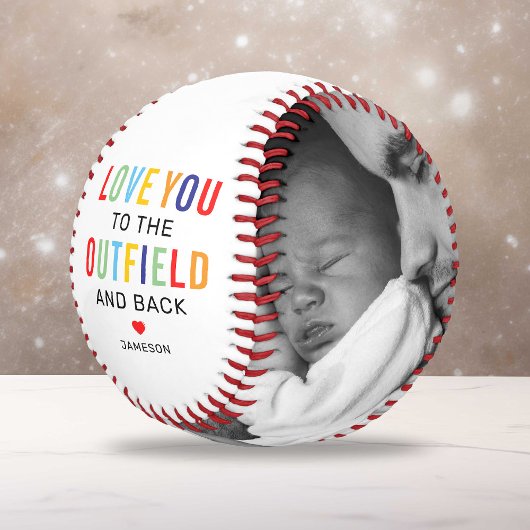 Balle De Baseball Amour à l'Outfield