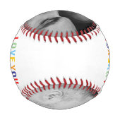 Balle De Baseball Amour à l'Outfield (Dos)