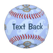 Balle De Baseball Ancre avec corde (Dos)