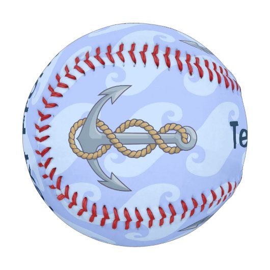 Balle De Baseball Ancre avec corde (Dos Droite)