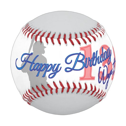 Balle De Baseball Anniversaire de baseball (Devant)