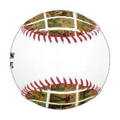 Balle De Baseball Anniversaire personnalisé (Dos)