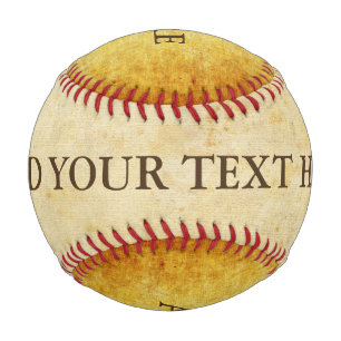 Balle De Baseball Antique Style Motif I & VI + vos idées