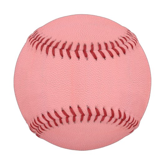 Balle De Baseball Apparence en cuir rose (Devant)