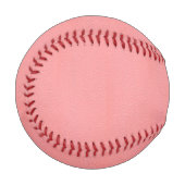 Balle De Baseball Apparence en cuir rose (Devant Gauche)