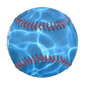 Balle De Baseball Aqua Blue Swimming Pool Photo for Your Logo (Devant)