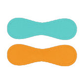 Balle De Baseball Aqua et Orange Baseball (Panneaux)