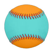 Balle De Baseball Aqua et Orange Baseball (Devant)