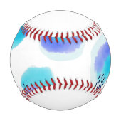 Balle De Baseball Aquarelle (Dos)