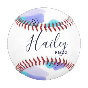 Balle De Baseball Aquarelle