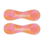 Balle De Baseball Aquarelle Abstraite rose mignonne Fille Nom person (Panneaux)