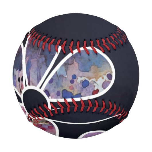 Balle De Baseball Aquarelle arrière - plan 2 (Devant)