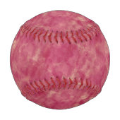Balle De Baseball Aquarelle or rose Abstraction (Dos)