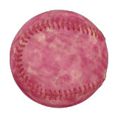 Balle De Baseball Aquarelle or rose Abstraction (Devant Gauche)