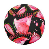 Balle De Baseball Aquarelle Pastèque 2 (Dos)