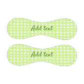 Balle De Baseball Aquarelle vert plaid ginham personnalisé ajouter t (Panneaux)