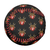 Balle De Baseball Araignée en vapeur noire (Devant Gauche)