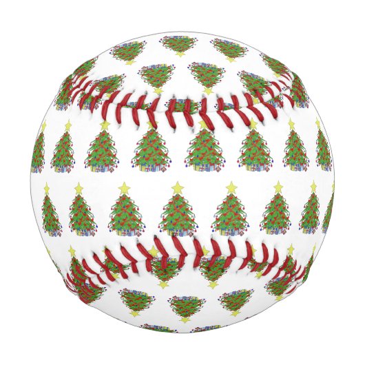 Balle De Baseball Arbre de Noël (Devant)