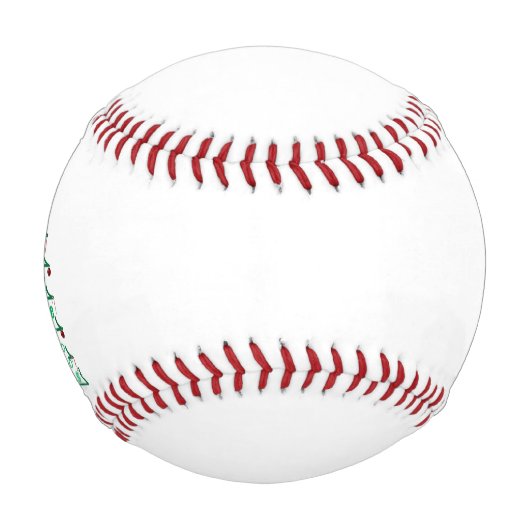 Balle De Baseball Arbre de Noël (Devant)