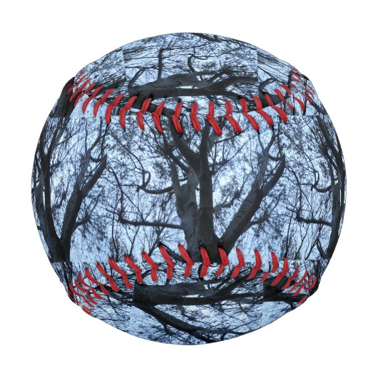 Balle De Baseball Arbre Silhouette Photo Baseball (Devant)