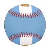 Balle De Baseball Argentine Drapeau et blason Patriotique (Dos)