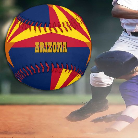 Balle De Baseball Arizona Drapeau, nom, Arizona sports /Bals de base