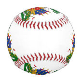 Balle De Baseball Armoiries d'Haïti (Devant)