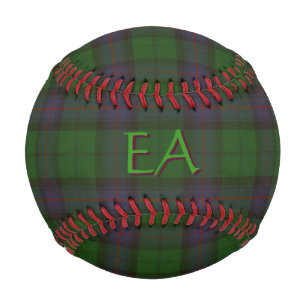 Balle De Baseball Armstrong Official Clan Tartan avec vos initiales