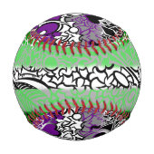 Balle De Baseball Aro et Ace Pride squiggles (Dos)