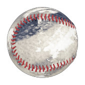 Balle De Baseball Arrière - plan Abstrait. Aquarelle, encre (Devant Gauche)