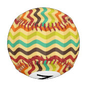 Balle De Baseball Arrière - plan avec rayures dans rétro 4 (Dos)