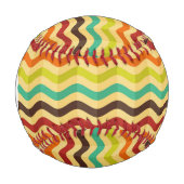 Balle De Baseball Arrière - plan avec rayures dans rétro 4 (Devant)