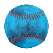 Balle De Baseball Arrière - plan bleu cristallisé Abstrait (Dos)