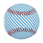 Balle De Baseball Arrière - plan carré Monogram Bleu-blanc (Devant)