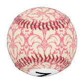 Balle De Baseball Arrière - plan damassé de style baroque 2 (Dos)