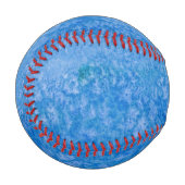 Balle De Baseball Arrière - plan d'aquarelle bleu (Devant Gauche)