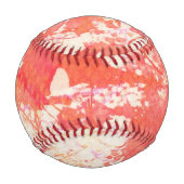 Balle De Baseball Arrière - plan d'aquarelle peint à la main Abstrai (Dos)